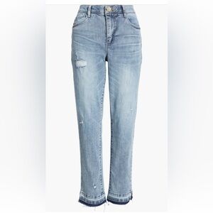 Wit & Wisdom Absolution Distressed High waisted Ankle Skinny Jeans